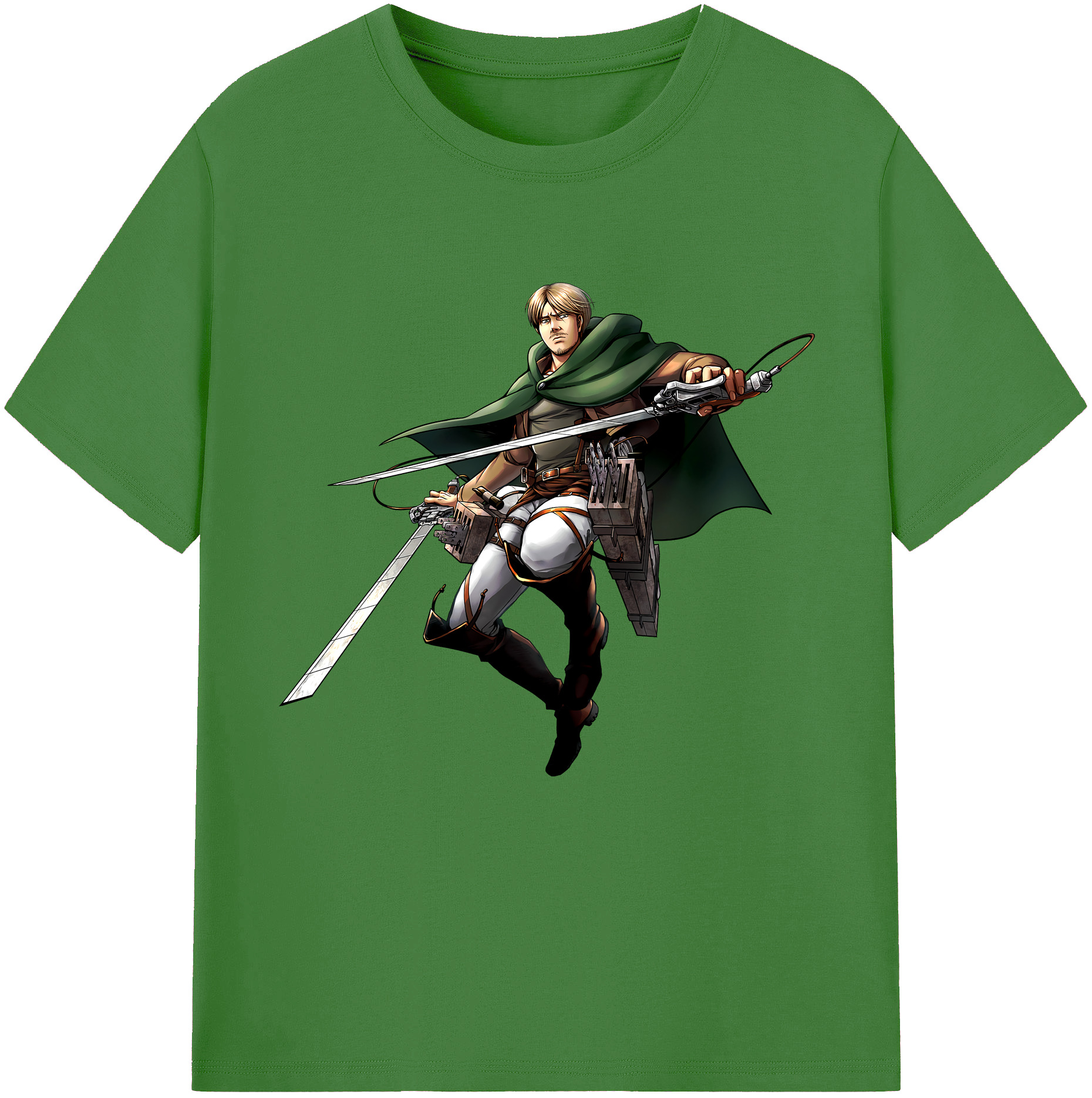 （画像用） 進撃の巨人 Attack on Titan レディースカジュアルプリントTシャツ（綿100％）